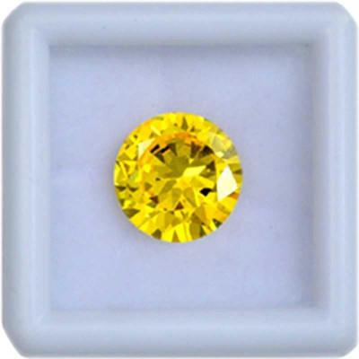 Aanya Jewels American Yellow 5.10-Carat Diamond Cubic Zirconia Stone Zircon Stone Ear Thread