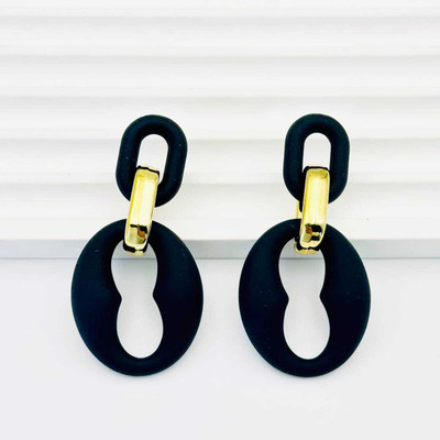 PRIYA IMPEX SPARKLE & SHINE JEWEL Geometric 3D Statement Drop Earrings Modern Acrylic Design Acrylic Drops & Danglers