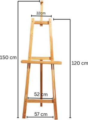 Viprax Wooden H-Frame Easel(Display)