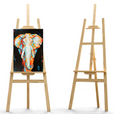 GOSHU Wooden H-Frame Easel(Studio, Display, Field)