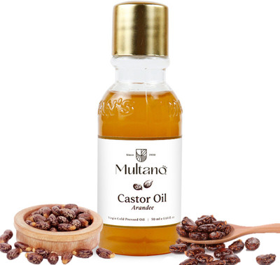 Multano Pro Cold Pressed Castor Oil (50ml) Castor Oil PET Bottle(50 ml ...