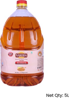 NAKODA Refined Rice Bran Oil Can(5 L)