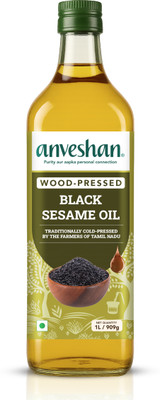 Anveshan Wood Cold Pressed Kacchi Ghani Gingelly Oil Sesame Oil PET Bottle(1000 ml)