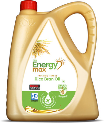 Energy Max Physically Refined Rice Bran Oil Jar(5 L)