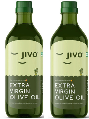 JIVO Extra Virgin Olive Oil Plastic Bottle(2 x 1 L)