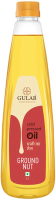 GULAB GOODNESS Cold Press Groundnut Oil Groundnut Oil Plastic Bottle(1 L)