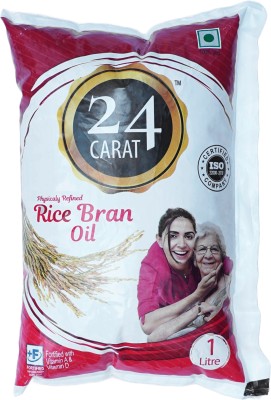 24 Carat PURE,RICE BRAN OIL , Rice Bran Oil Pouch(910 g)