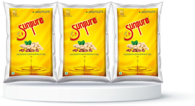 Sunpure Groundnut Oil Vacuum Pack(3 x 868 g)