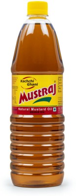 Mustraj Premium Kachi Ghani Mustard Oil I Cooking I Massage I Tempering I Sautening Mustard Oil PET Bottle(4 x 50 ml)
