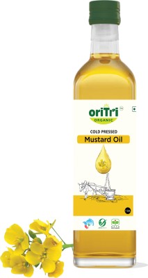 Oritri Organic Cold Pressed Organic Black Mustard Oil Mustard Oil PET Bottle(1000 ml)