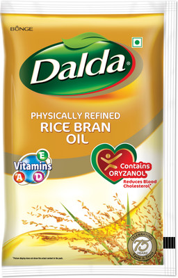 Dalda Refined Rice Bran Oil Pouch(1 L)