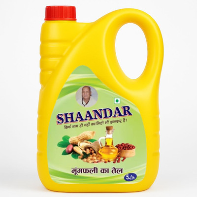 Shaandar PURE Groundnut Oil PET Bottle(5000 ml)