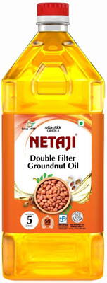 Netaji Pure Double Filtered Unrefined Groundnut Oil PET Bottle(5 L)