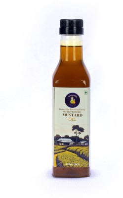 ghani Wood Cold pressed Mustard Oil(Lakdi Ghaani/Kolhu/Chekku) Mustard Oil PET Bottle(500 g)