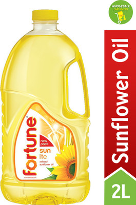 FORTUNE Sunlite Refined Sunflower Oil Plastic Bottle(1.74 kg)