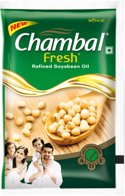 Chambal Fresh Refined Soyabean Oil Pouch(750 g)
