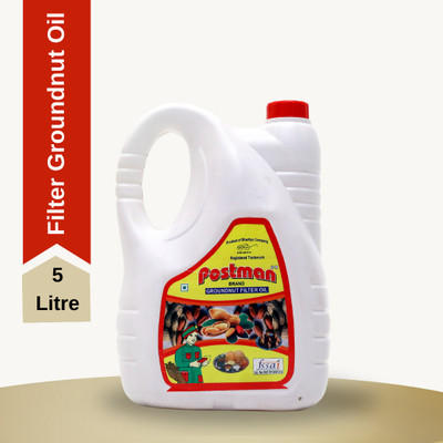 Postman Groundnut Filter Oil 5L Jar Groundnut Oil Jar(5 L)