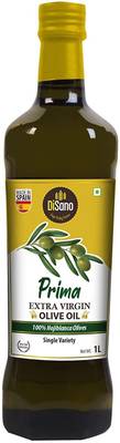 DiSano Prima Extra Virgin Olive oil -(1ltr) Olive Oil Glass Bottle