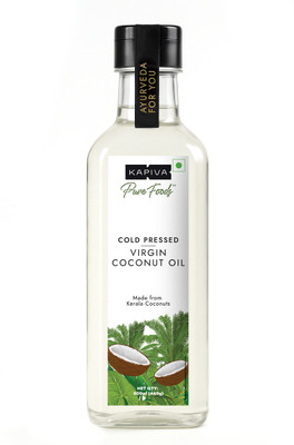 Kapiva Kerala Virgin Coconut Oil (Cold-Pressed For Maximum Nutrition) -500 ml Coconut Oil Plastic Bottle(500 ml)