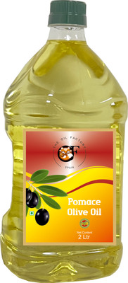The Oil Factory Pomace Olive Oil, Ideal for All Indian Cooking, (Imported from Spain ) - 2 LTR Olive Oil PET Bottle(2 L)