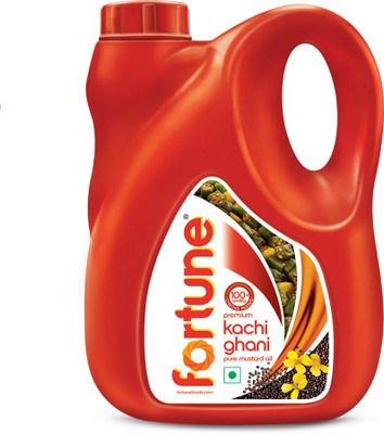 FORTUNE Kachi Ghani Pure Mustard Oil Can(2 L)