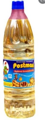 Postman Refined groundnut oil 1Liter Bottle Groundnut Oil Pouch(1 L)