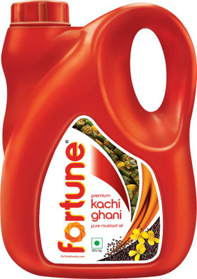 FORTUNE Kachi Ghani Pure Mustard Oil Jar(2 L)