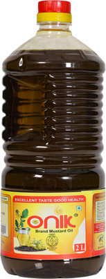 ONIK Black Mustard Oil Agmark Certified Excellent Taste & Good Health Mustard Oil Plastic Bottle(2 L)