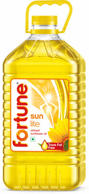 FORTUNE Lite Sunflower Oil Plastic Bottle(4.35 kg)