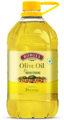 BORGES Indian Cooking Olive Oil PET Bottle(3 L)