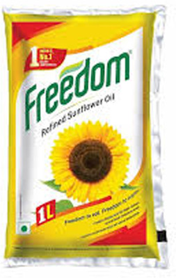 Freedom Refined Sunflower Oil Sunflower Oil Pouch(910 g)