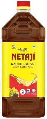 Netaji Kacchi Ghani Mustard Oil ( नेताजी कच्ची घानी सरसों का तेल ) Mustard Oil PET Bottle(2 L)