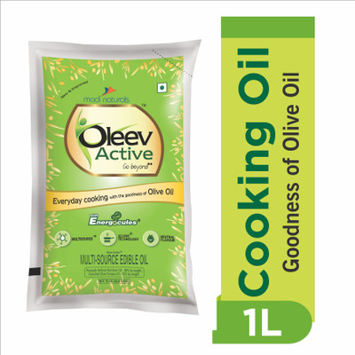 Oleev Active Blended Oil Pouch(1 L)