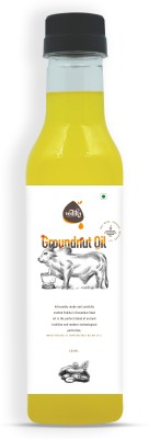 Vedika Organics Wood Pressed Groundnut Oil Groundnut Oil Plastic Bottle(500 ml)