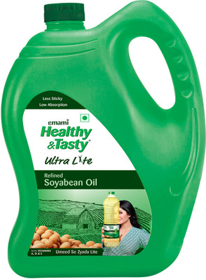 EMAMI Healthy & Tasty Ultra Lite Refined Soyabean Oil Jar(4.12 kg)