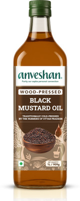 Anveshan Wood Cold Pressed Kacchi Ghani Mustard Oil PET Bottle(1000 ml)