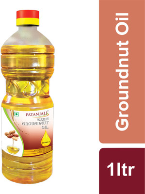 PATANJALI Groundnut Oil Groundnut Oil Plastic Bottle(1 L)