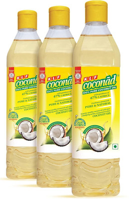 KLF Coconad Coconut Oil PET Bottle(3 x 500 ml)