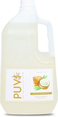 Puvi 5L Cold Pressed Extra Virgin Coconut Oil (Centrifuge wet process) (5 Ltr) Coconut Oil Plastic Bottle(5 L)