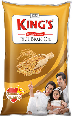 FORTUNE Kings Rice bran Oil Pouch Rice Bran Oil Pouch(840 g)