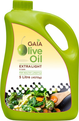 Gaia Good Health Extra Light Olive Oil Plastic Bottle(5 L)