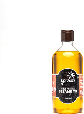 Yora Unrefined Cold Pressed Gingelly | Chekku / Kolhu / Ghani | Natural | Sesame Oil PET Bottle(500 ml)