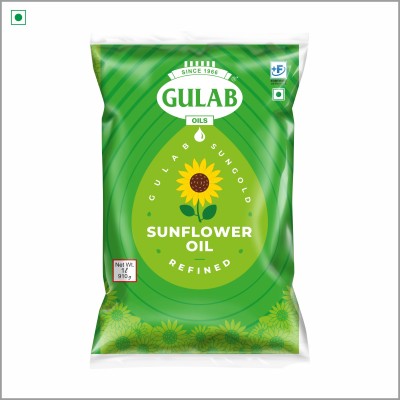 Gulab Sungold Refined Sunflower Oil Pouch(1 L)