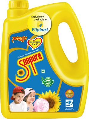 Sunpure Physically Refined Sunflower Oil Can(2 L)
