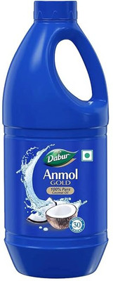 Dabur Anmol Gold 100% Pure Coconut Oil | Nariyal tel | Natural | Multipurpose Hair Oil(900 ml)