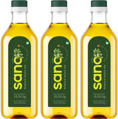 Sano POMACE Olive Oil PET Bottle(3 x 1 L)
