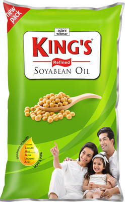 Kings Refined Soyabean Oil Pouch(750 g)