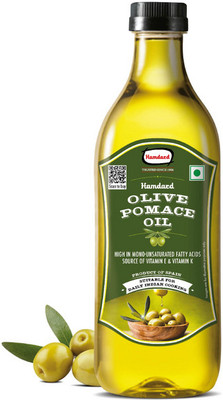 Hamdard Olive Pomace Oil 1Ltr | Suitable For Indian Cooking, Rich In Vitamin E & K Olive Oil Plastic Bottle(1 L)