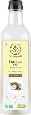 Shiva Organic Cold Pressed Coconut Oil PET Bottle(1 L)