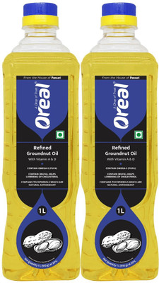 Oreal Groundnut oil Groundnut Oil PET Bottle(2 x 1 L)